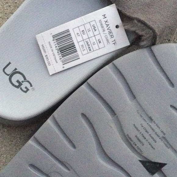 NWT XAVIER TF UGG Slides Slippers Lamb FUR 13 47 main image 13